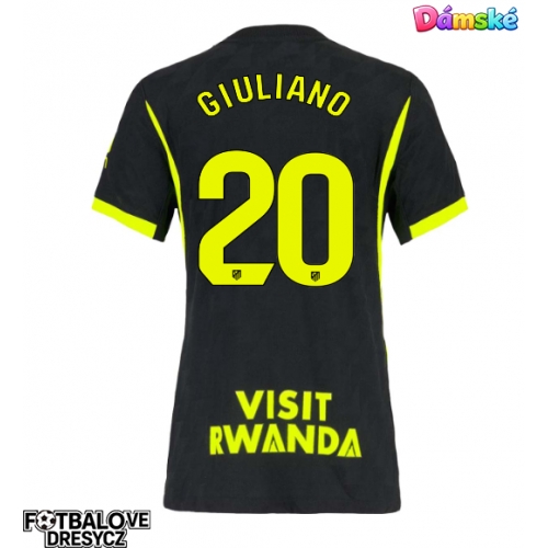 Atletico Madrid Giuliano Simeone #20 Dámské Venkovní Dres 2026-27 Krátký Rukáv Atletico Madrid Giuliano Simeone #20 Dámské Venkovní Dres 2026-27 Krátký Rukáv